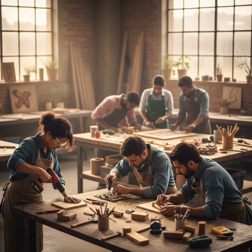 Inspirerende creatieve sessies